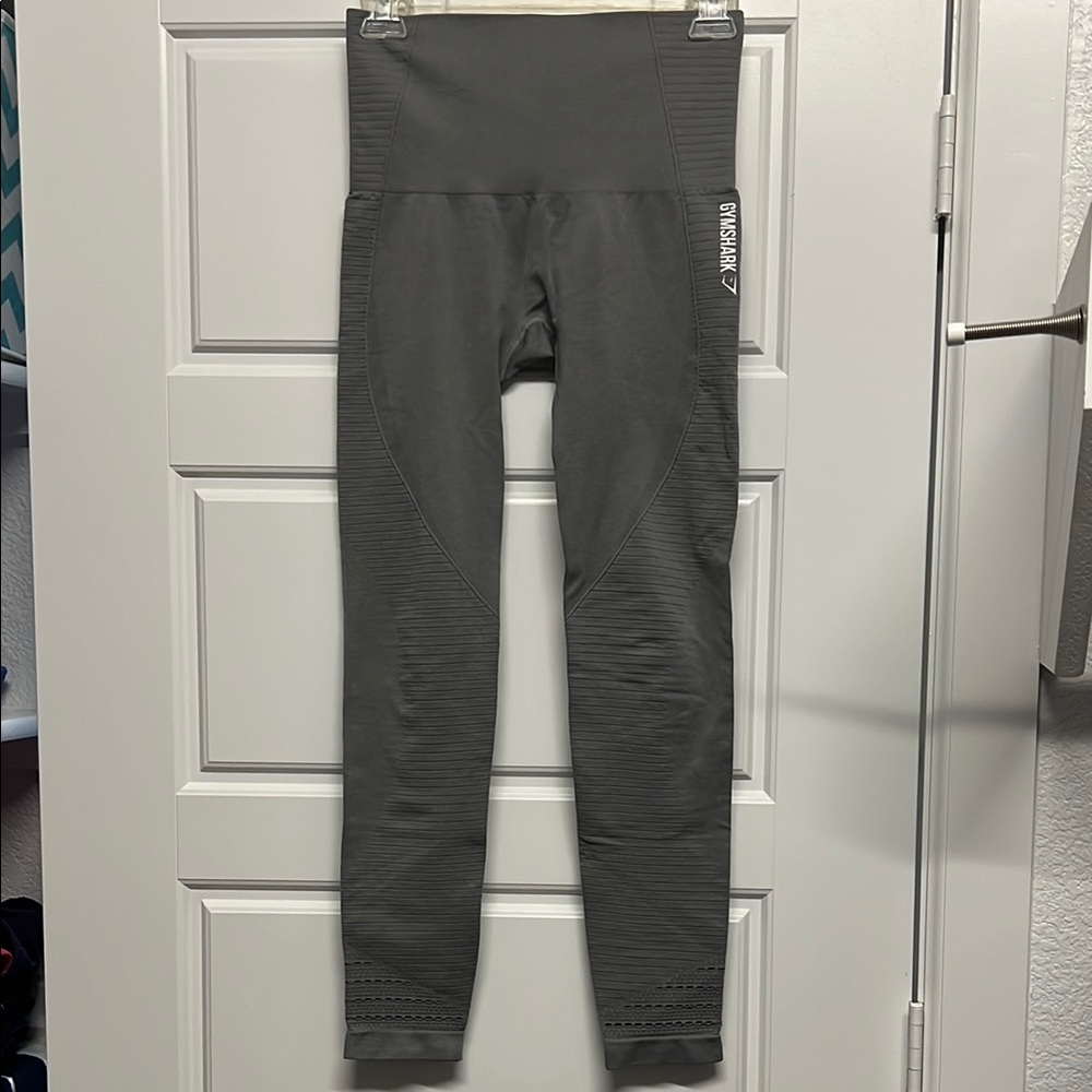 Gymshark Gray Leggings High Waist Stretch